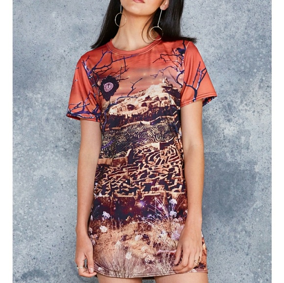 Blackmilk Dresses & Skirts - Labyrinth T-shirt Dress Limitied-rare
